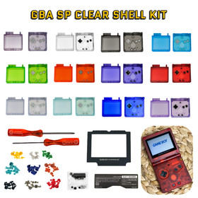 GBA SP Game Boy Advance SP Replacement Housing Shell Clear Pick A Color! USA!