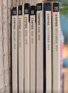 Vintage 1999 Empire Magazines Bundle X7 - Imagen 1 de 8