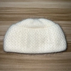 Sombrero Angora Marfil Blanco Evergreen Colección Veritas Hecho en Italia Forrado Tejido Gorro - Imagen 1 de 16