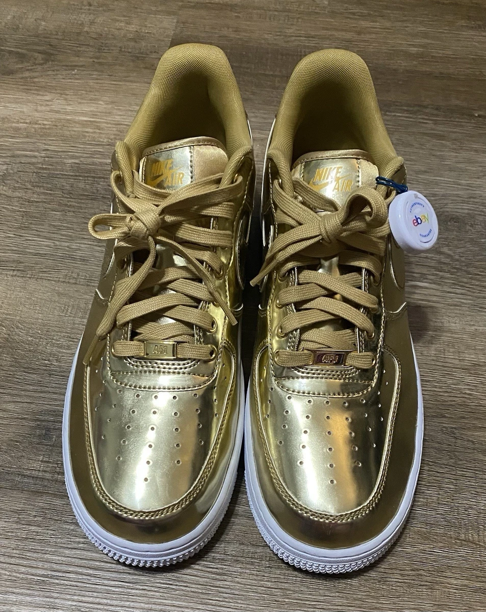 Nike Air Force 1 Metallic Gold | eBay