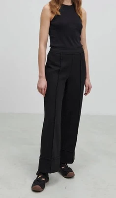 SKALL Studio "Hardy" Pantalón Pierna Ancha Negro Talla 42/UK10 Foto 1 de 4