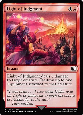 Light of Judgment 144 Final Fantasy Magic the Gathering 004634 - Image 1 of 2