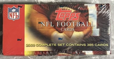 2003 TOPPS NFL 足球系列全套工厂密封 385 张卡 {74 RC} — 第 1/4 张图片