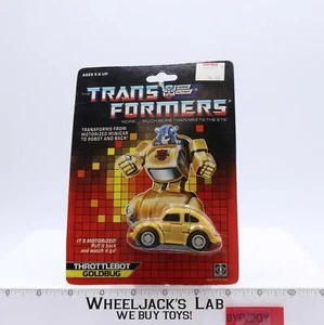 Goldbug Throttlebot NEW MOC 1987 Vintage Hasbro G1 Transformers Figure - Picture 1 of 4