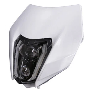 LED Headlight DRL Assembly with Fairing Mask For KTM 250 300 350 450 500 690 - Picture 1 of 12