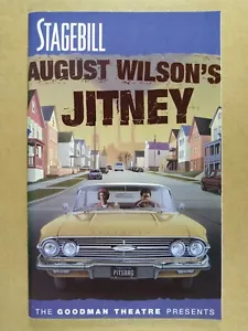 August Wilson's Jitney 1999 Stagebill Goodman Theatre Chicago playbill program - Picture 1 of 2
