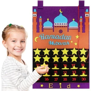 Calendario Ramadan Eid Mubarak Appeso Ramada Calendario Conto alla rovescia - Foto 1 di 1