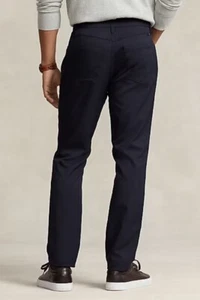 Polo Ralph Lauren Slim Fit Performance Twill Pants 33x32 Dark Navy Blue Chino - Picture 1 of 7