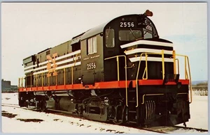 Secolo 425 Locomotiva 2556, New Haven Ferrovia Cartolina Cromata - Foto 1 di 2