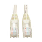TRIPP LITE N001-010-WH 10FT CAT5E WHITE PATCH CABLE CAT5 SNAGLESS MOLDED M/M RJ4