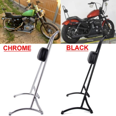 Detachable Passenger Backrest Sissy Bar W/ Pad For Harley Sportster XL 883 1200 Foto 1 de 4