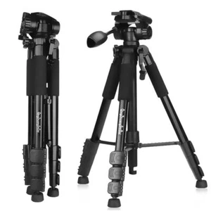 Trípode profesional portátil de aluminio Q111 con cabezal panorámico para cámara digital - Imagen 1 de 7