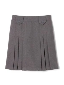 French Toast Girls School Uniform Adjustable Waist Front Tab Pleated Skirt,16 - Picture 1 of 2
