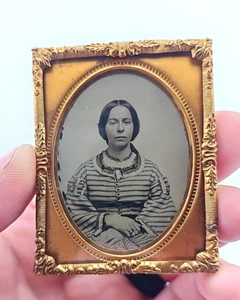 Ambrotype Antique Photo of Mary Katherine Hale Blood (1813-1886) - Pepperell, MA - Picture 1 of 10