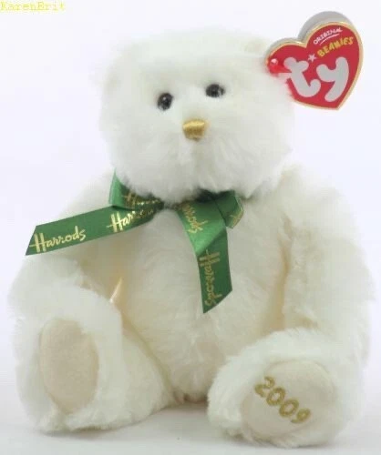 Ty Beanie Baby❤️NIMBUS The BEAR UK HARRODS EXCLUSIVE 8"5' New MWMT's - Image 1 of 1
