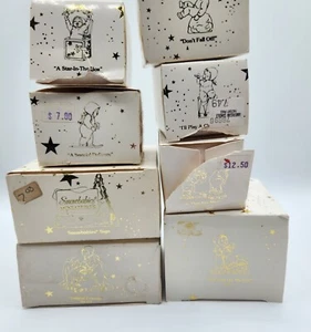 Dept 56 Snowbabies Miniatures Pewter Figurines Ornaments - Lot of 8 With Boxes - Picture 1 of 9