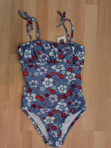 GAP Traje de Baño Niña Una Pieza Azul Floral Traje de Baño Talla Med 7-8 ~ ¡NUEVO! - Imagen 1 de 2