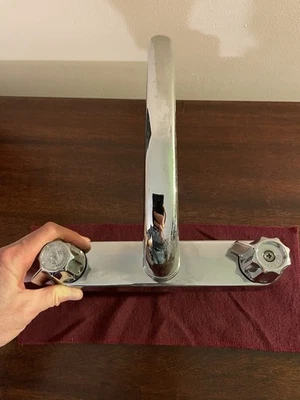 Gerber Classic Kitchen 2 Handle Faucet Solid Brass Chrome Plated Finish Pb-Free - Image 1 of 4