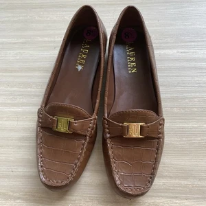Lauren By Ralph Lauren Careige Loafer Shoes Flats Women's Size 8.5B City Preppy - Picture 1 of 8