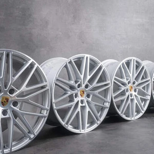 Original Porsche Cayenne Felgen 9YA II 21 Zoll RS Spyder 9Y0601025CD 9Y3601025BC - Bild 1 von 3