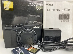 Excellent Nikon COOLPIX S9900 Black 16.0MP Digital Camera From Japan B025 - Picture 1 of 22