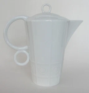 Osmose Extra White Coffee Tea Pot 33 Oz by Philippe Deshoulieres France NEW - Picture 1 of 4