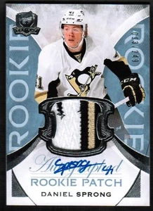 2015 16 UD The Cup Daniel Sprong Auto Patch Rookie RC /249 3 colors - Picture 1 of 2