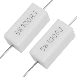 Heavy Duty 5W Cement Resistors Horizontal ±5% 0.05Ω-100KΩ Assorted - Picture 1 of 8