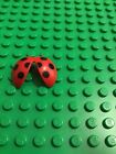 Lego New Red Minifig Wings Ladybug with Black Spots Neck Opening for Torso   #c1