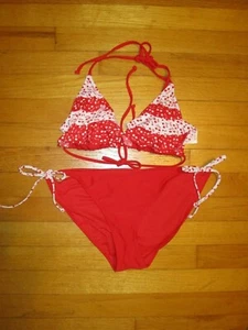 Nuevo sin etiquetas Traje de baño bikini Xhilaration cerezas rojas talla grande - Imagen 1 de 4