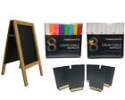 Pavement Board-Deal. Small Golden Oak +A6 X 6 Table Tops +8 White +8 Colour Pens
