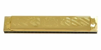 TOMBO No.1921 A# Key Super Deluxe Tremolo Harmonica 21 holes from Japan - Image 1 of 4