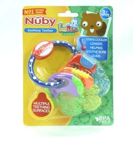 Nuby Ice Gel Teether Keys, Case of Fifty - Picture 1 of 3