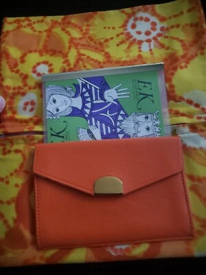 Bolso sin asas MCM Enger Kress cuero naranja/retro naranja amarillo tela de colección Foto 1 de 4