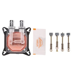 Bloc Refroidisseur d'Eau GPU Double Canal Refroidisseur Cuivre pour Carte Graphique Radiateur - Photo 1/8