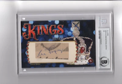 Autógrafos Históricos Reyes Edición Nacional 2023 Plata Corte Al López Automático 3/5 Foto 1 de 2