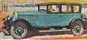 Vintage 1927 große Werbung Willys Knight - Bild 1 von 4