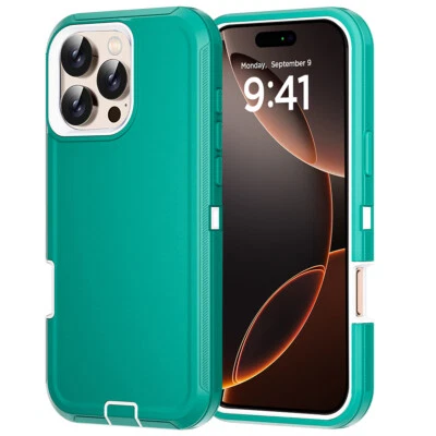 坚固防震外壳 适合 iPhone 16 Pro Max/16 Plus 外壳 重型装甲 保护套 — 第 1/4 张图片