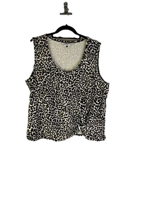 Camiseta sin mangas Cabi para mujer 2XL con estampado de leopardo animal nudoso 5759 Foto 1 de 4