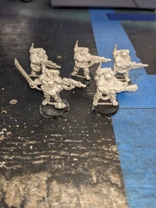 Karskin Guardia Imperial Cadian Hotshots Flamer & Sargento Metal Warhammer 40K GW - Imagen 1 de 5