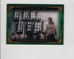 BEHIND THE SCENES 15 ARTEIDES GREEN PRISM REFRACTOR #D/99 2025 DUNE TOPPS CHROME - Picture 1 of 2