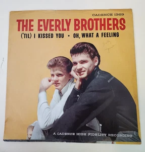 EVERLY BROTHERS TIL I KISSED YOU (ROCKABILLY 45/PS) #1369 PLAYS VG++ NO NOISE! - Picture 1 of 7