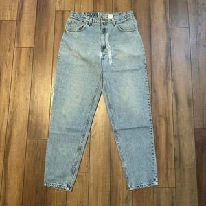 Vintage 90s Levi's Orange Tabs 550 Loose Fit Taper Leg Light Wash Jeans 34 x 34 - Bild 1 von 8