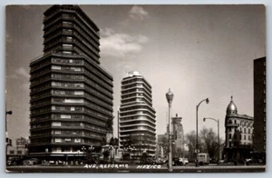 Real Photo Postcard RPPC Mexico City Avenida Reforma - Picture 1 of 2