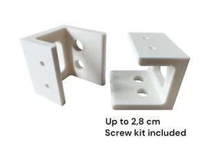 Under desk laptop mount / Laptop under table holder - Afbeelding 1 van 3