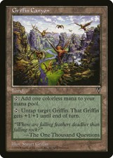 Griffin Canyon Visions PLD Land Rare MAGIC THE GATHERING MTG CARD ABUGames