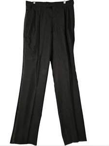 Midtown Man Pants Dress Suit Long Pull On Tuxedo Pleated Straight Leg Trousers - Picture 1 of 4