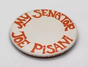 RARE Vintage Joe Pisani My Senator Pinback Campaign Button - Picture 1 of 4