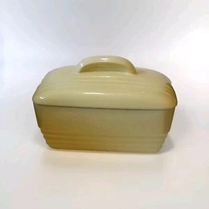 Vintage Hall Westinghouse Refrigerator Dish With Lid Yellow #5064 - Picture 1 of 6