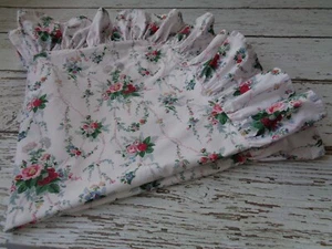 Vintage Ralph Lauren Blaine Euro Sham Volantes Rojo Verde Floral - Imagen 1 de 6